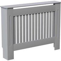 Vida Designs Chelsea Medium Radiator Cover - Grey, Grey