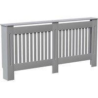 Vida Designs Chelsea Extra Large Radiator Cover - Grey, Grey