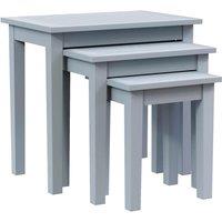 Vida Designs Yorkshire Nest Of 3 Tables - Grey, Grey
