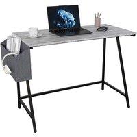 Vida Designs Brooklyn Small Computer Desk - Grey, Grey