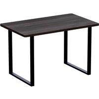 Vida Designs 4 Seater Dining Table With U Shape Legs Walnut, Brown