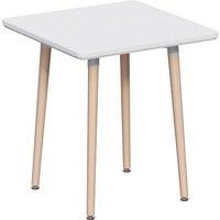 Vida Designs Batley 2 Seater Square Dining Table White, White