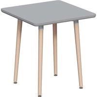 Vida Designs Batley 2 Seater Square Dining Table Grey, Grey