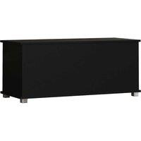 Vida Designs Leon Storage Ottoman Black toy Box