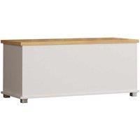 Vida Designs Arlington Storage Ottoman White toy Box , White