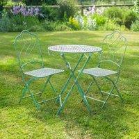 Ascalon Avalon Bistro Set 3 Piece Green, Green