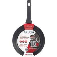 Salter Megastone Ultimate Force 24cm Frypan - Black, Black