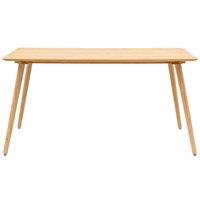 Gallery Tustin Dining Table Natural 1500X750X800Mm, Brown