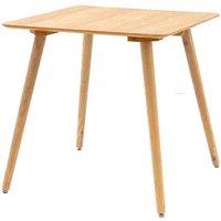 Gallery Tustin Squre Dining Table Natural 770X750X770Mm, Brown