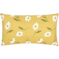 Wylder Daisies Floral Reversible Polyester Cushion, Yellow