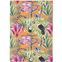 Wylder Kali Animals Outdoor/Indoor Washable Rug, Multi