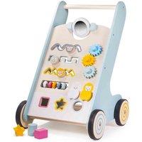 Bigjigs Toys Wooden Baby Activity Walker, Multi