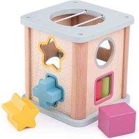 Bigjigs Toys Wooden Shape Sorter, Multi
