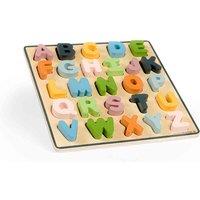 Bigjigs Toys Wooden Uppercase Abc Puzzle, Multi