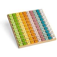 Bigjigs Toys Wooden Number Counting Tray, Multi