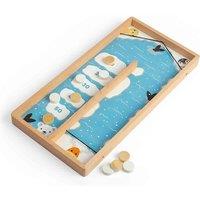 Bigjigs Toys Wooden Ice Puck Game, Blue