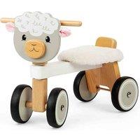 Bigjigs Toys Wooden Ride On Sheep, White