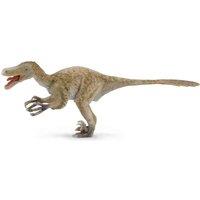 Bigjigs Toys Collecta Velociraptor Dinosaur Toy Hand Painted, Cream