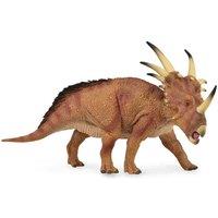 Bigjigs Toys Collecta Styracosaurus Dinosaur Toy Hand Painted, Cream