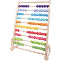 Bigjigs Toys Giant Wooden Abacus Maths Toy, Multi