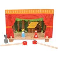 Bigjigs Toys Wooden Magnetic Theatre, Multi
