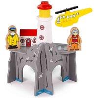 Bigjigs Toys Bigjigs Rail Wooden Lighthouse 4-way Tunnel