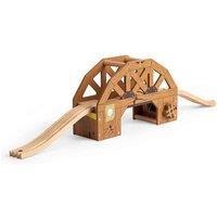 Bigjigs Toys Bigjigs Rail Wooden Rickety Bridge Train Set Accessory, Brown