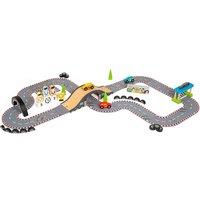 Bigjigs Toys Bigjigs Rail Wooden Roadway Race Day Playset, Grey