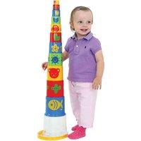 Bigjigs Toys Gowi Toys Giant Pyramid Stacker, Multi