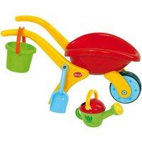 Bigjigs Toys Gowi Toys Wheelbarrow Toy Set, Red