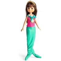 Bigjigs Toys Lottie Dolls Mermaid Dreams Doll With Crown, Blue