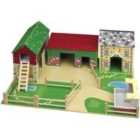 Tidlo Wooden Oldfield Farm Playset, Multi