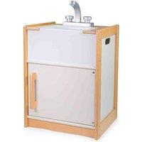 Tidlo Wooden Educational Sink, White