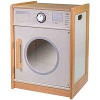 Tidlo Wooden Education Washing Machine, Cream