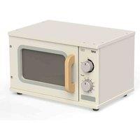Tidlo Wooden Educational Microwave, White