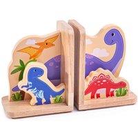 Tidlo Wooden Dinosaur Bookends