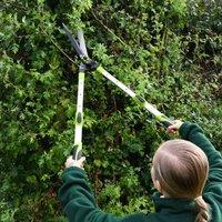 Garden Gear Telescopic Hedge Shears, Green