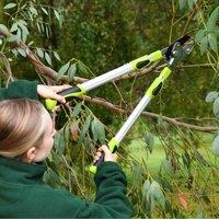 Garden Gear Telescopic Anvil Lopper, Green