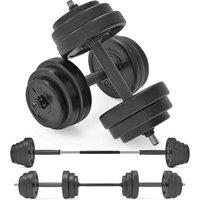 Body Revolution 30kg Vinyl Dumbbell Set, Black