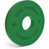 Body Revolution Fractional Bumper Plates - Green, Green