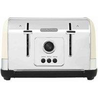 Morphy Richards Venture Cream 4 Slice Toaster, Black