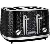Morphy Richards Vector Black 4 Slice Toaster, Black