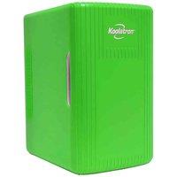 Koolatron 6L Retro Mini Fridge 8 Can Cooler/Warmer, Green, Green