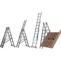 Werner 4 In 1 Combination Ladder, Silver
