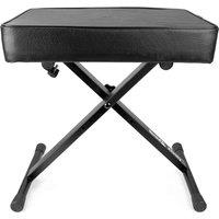 Rockjam Premium Adjustable Padded Keyboard Bench, Black