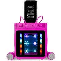 Rockjam 10-watt Rechargeable Bluetooth Karaoke Machine Pink 22X26Cm, Pink