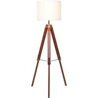 Interiors By Ph Malvern Tripod Floor Lamp With Brown Base, Brown