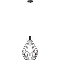 Interiors By Ph Wyra Black Gold Frame Pendant Light, Black