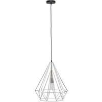 Interiors By Ph Wyra Chrome Conical Pendant Light, Silver
