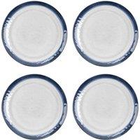 Purely Home Coastal Melamine Dinner Plates - Set Of 4